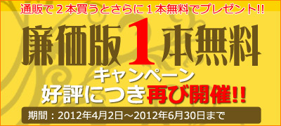 ルネソフトＨＰ1周年記念　廉価版１本無料キャンペーン